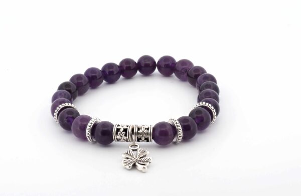 Bracelet Améthyste violette – Equilibre et protection