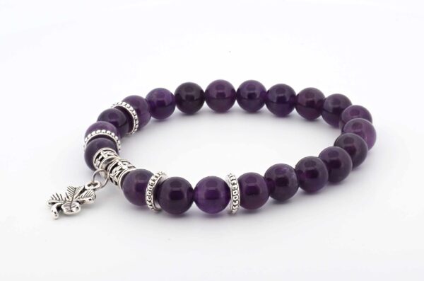 Bracelet Améthyste violette – Equilibre et protection