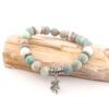 Bracelet en Amazonite et Howlite – Apaisement et Harmonie