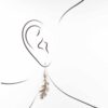 Boucles d’oreilles feuilles célestes visage