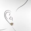 boucles d’oreilles feuilles enchantées visage