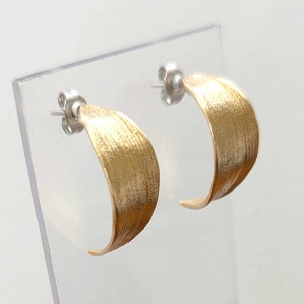 Boucles d'oreilles en bronze Reflets d'Or droite