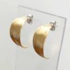 Boucles d'oreilles en bronze Reflets d'Or gauche