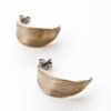 Boucles d'oreilles en bronze Reflets d'Or face
