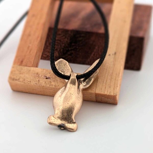 Pendentif lapin merveilleux arriere