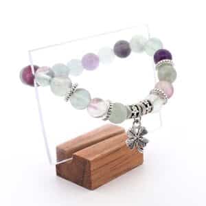 Bracelet Fluorite Naturelle – Clarté Mentale, Protection & Concentration