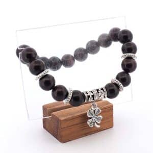 Bracelet Grenat naturel – Énergie, ancrage et passion – Perles 8 mm – Fait main