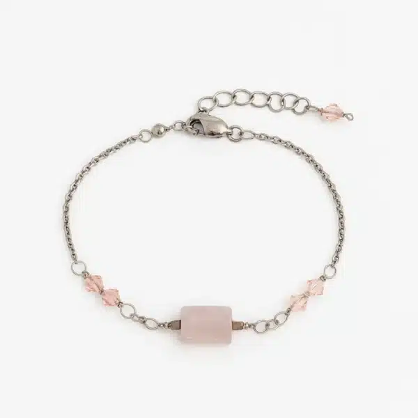 Bracelet quartz rose 2