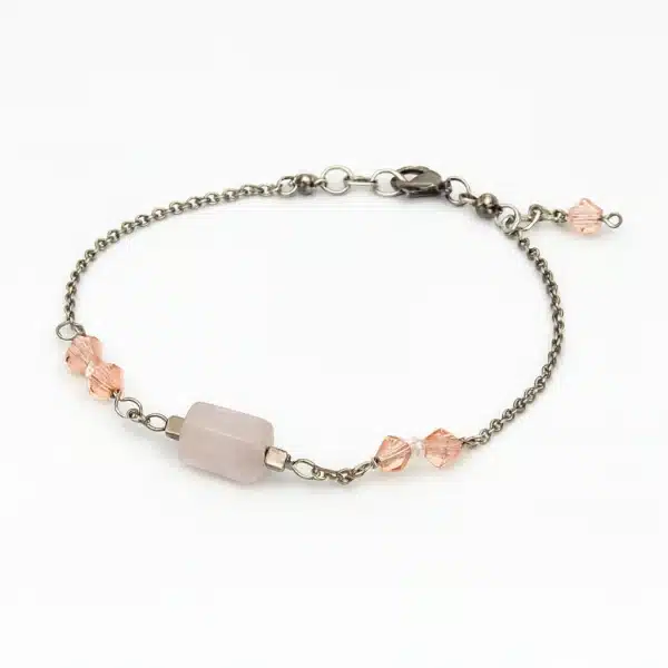 Bracelet quartz rose 4