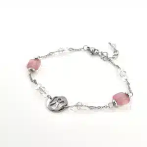 Bracelet Ange quartz rose