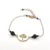 Bracelet arbre de vie Obsidienne 2