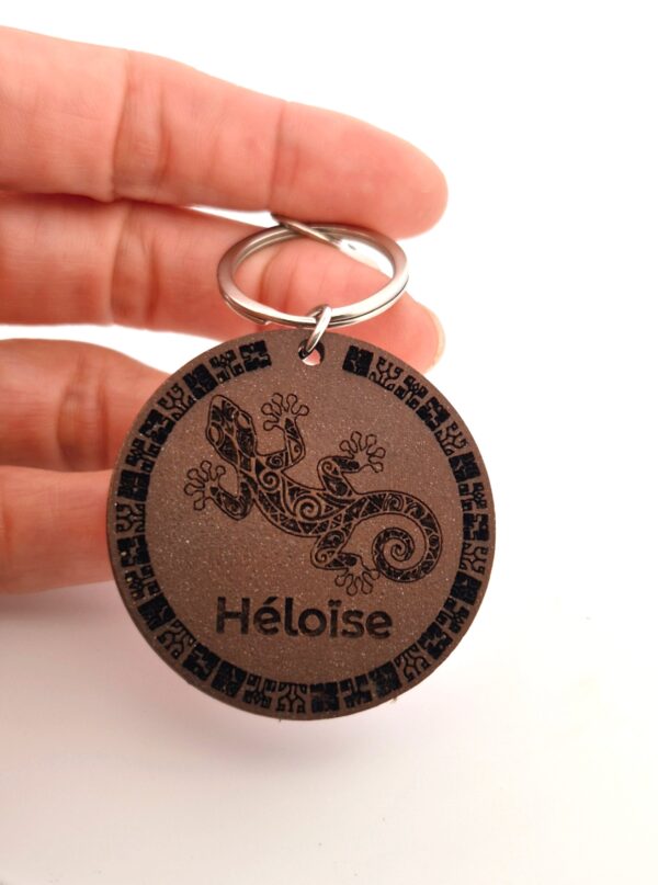 porte clé_personnalisé-maori-lézard-5-min