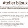 Bon Cadeau Atelier Bijoux
