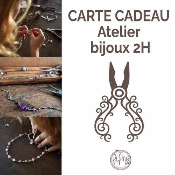 Carte cadeau atelier bijoux